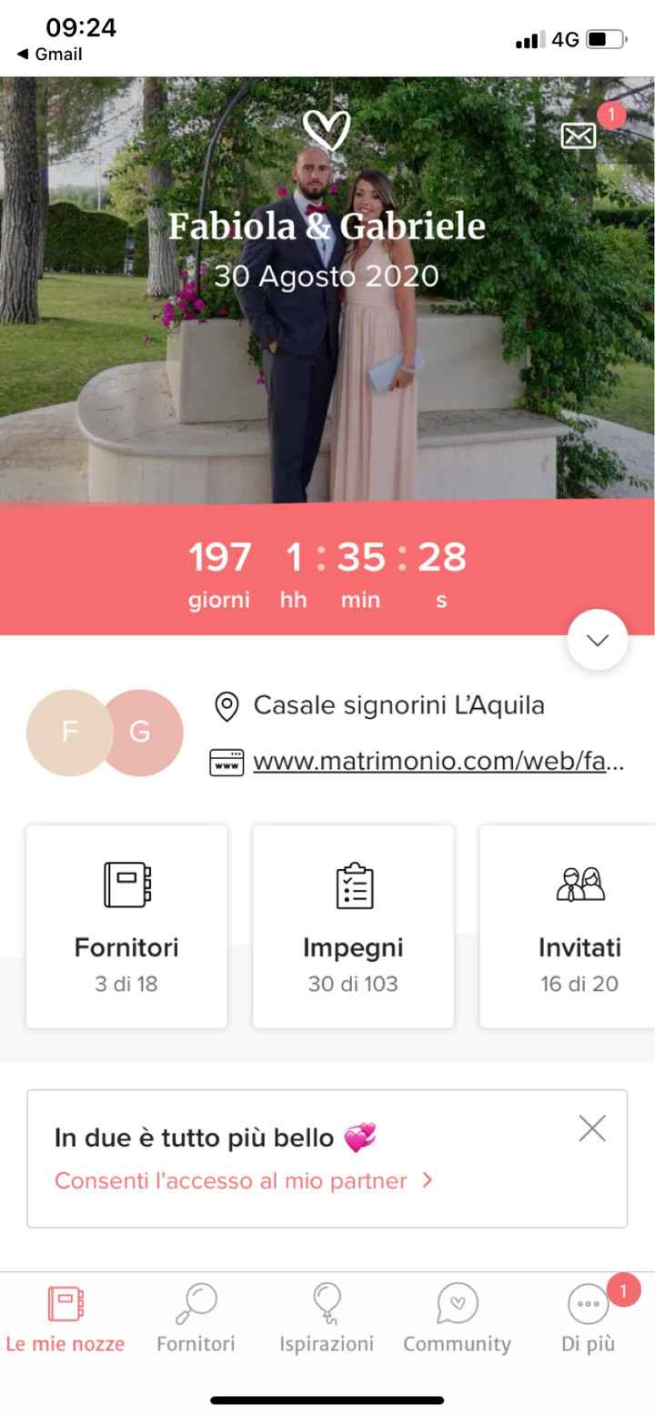 Quanti giorni mancano al vostro matrimonio? - 1