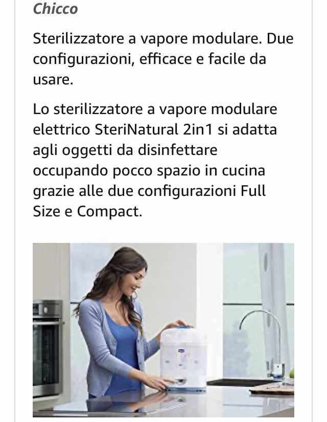Sterilizzatore ciucci e biberon - 1