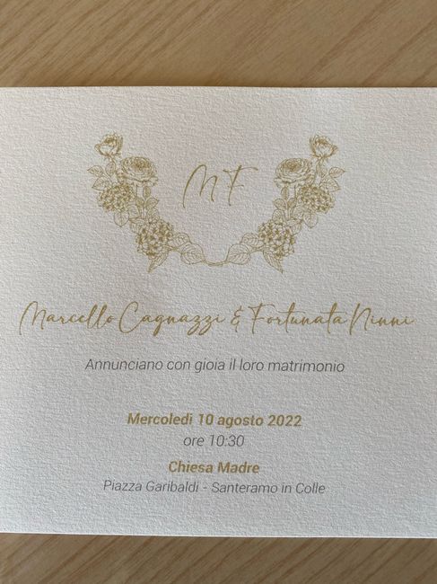 Partecipazioni 🤍💌 2