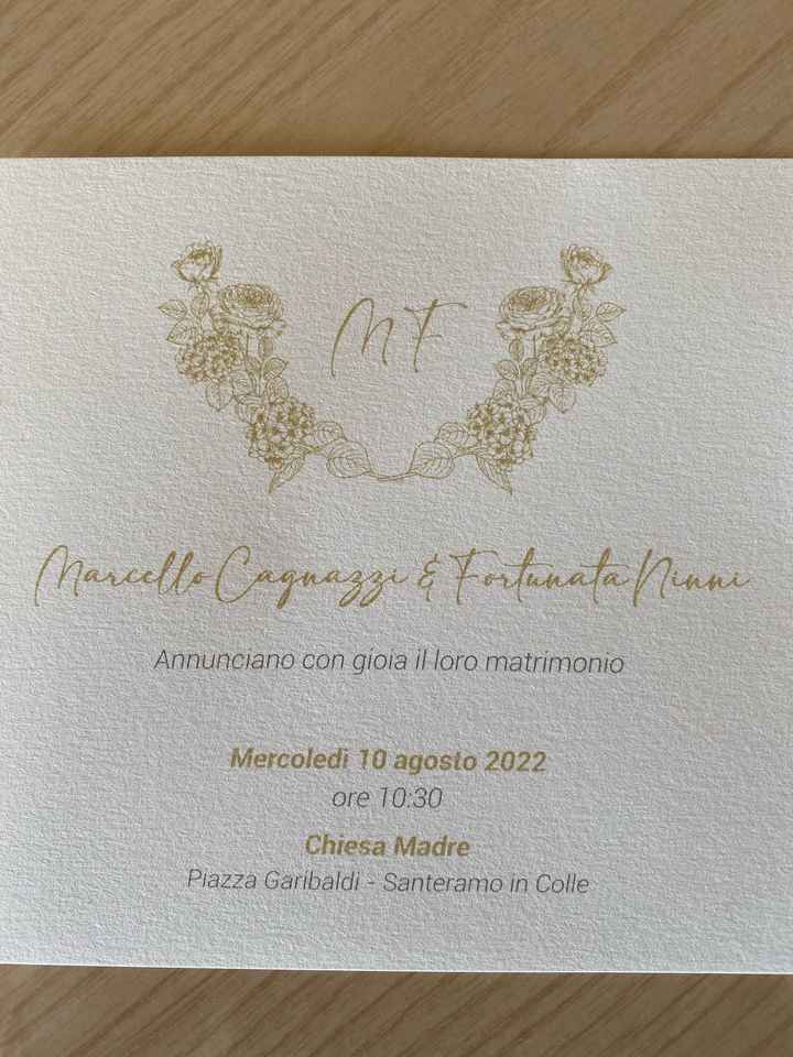 Partecipazioni 🤍💌 - 2