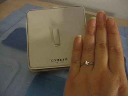 Anello di fidanzamento.