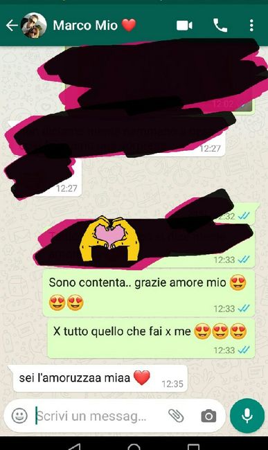 Condividi lo screenshot dell'ultimo messaggio che vi siete inviati - 1