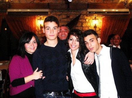 i miei testimoni,la mia damigella e io :)