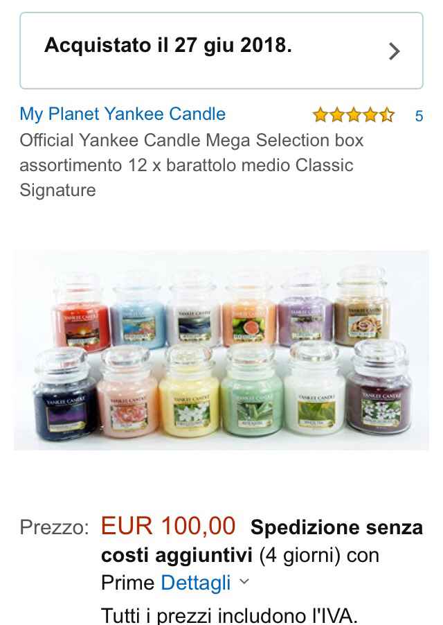 Super promo yankee candle per bomboniere - 1