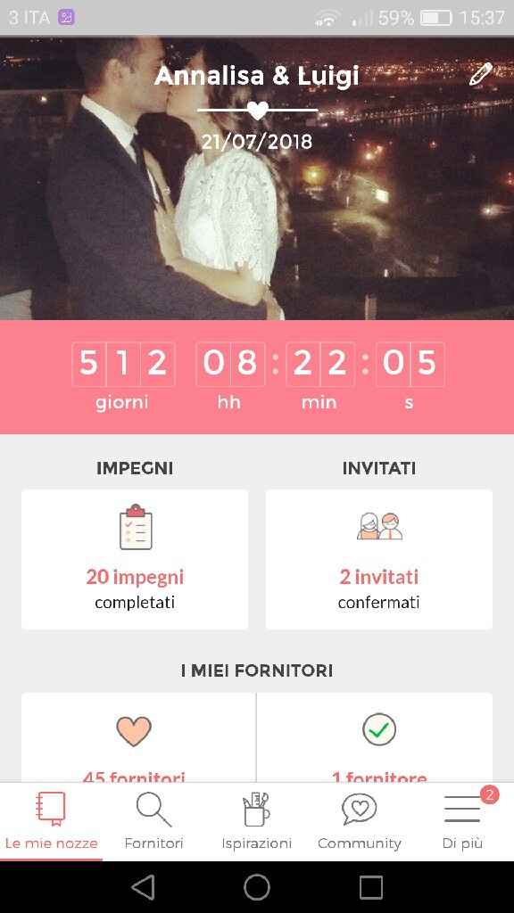 Quanti giorni mancano alle tue nozze? - 1