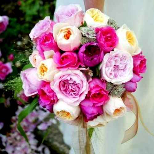 bouquet rose e peonie