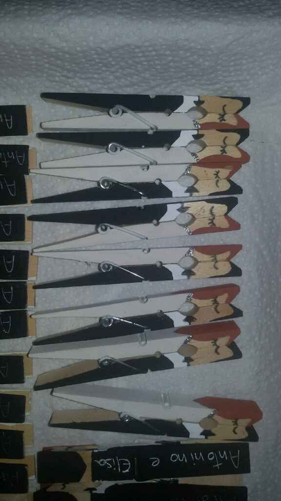 Chi di voi come me farà le mollette come segnaposto? - 4