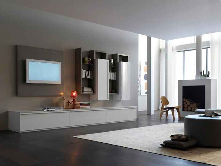 parete bianca e tortora