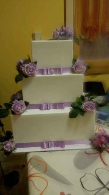 torta porta buste glicine