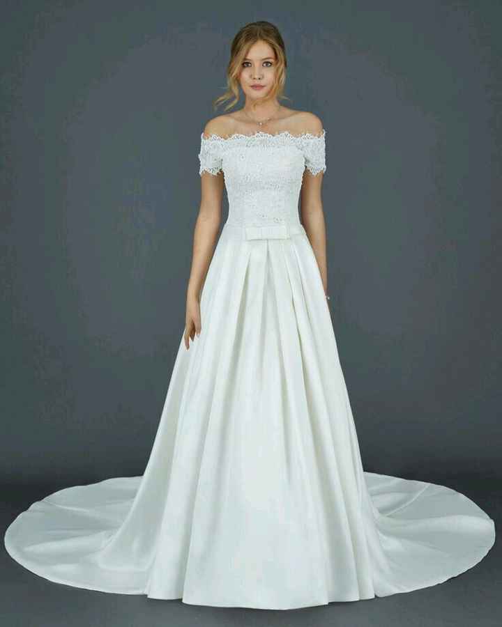 Abiti con gonna liscia e corpino in pizzo - 4