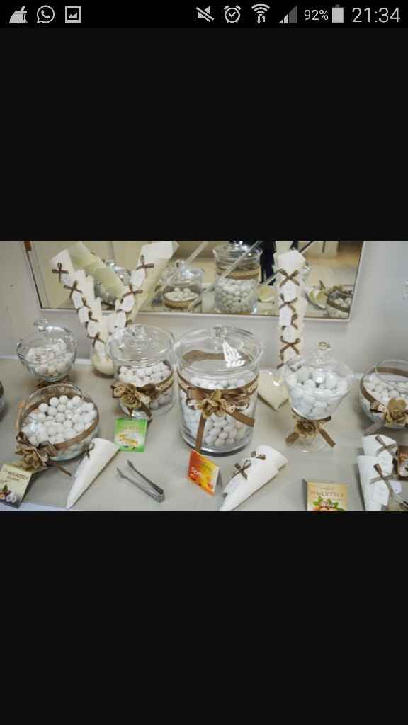 Addobbi tavoli confettata e bomboniere - 1