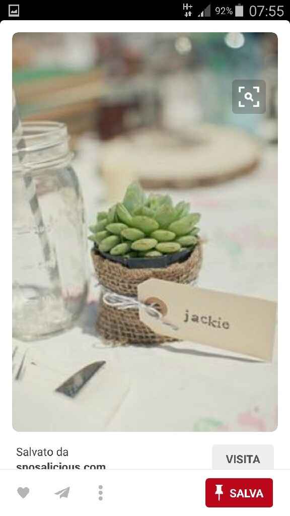 Segnaposto a piantina - 3