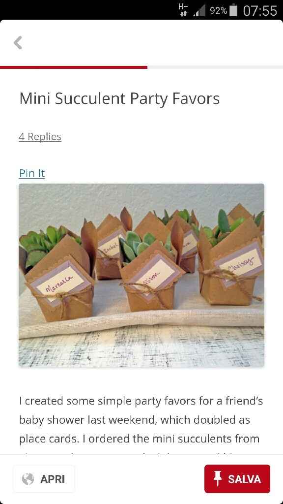 Segnaposto a piantina - 4