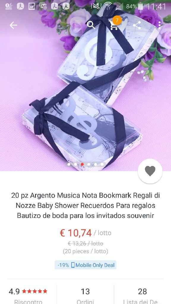 Segnaposto economico tema musicale - 2