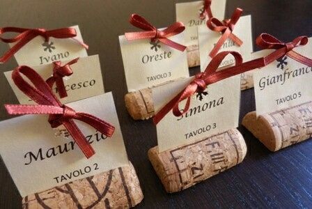 Segnatavoli tema vino - 1