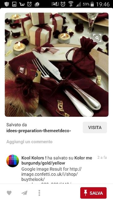 Bordeaux e avorio - 2