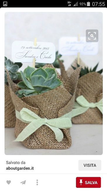 Segnaposto a piantina - 5