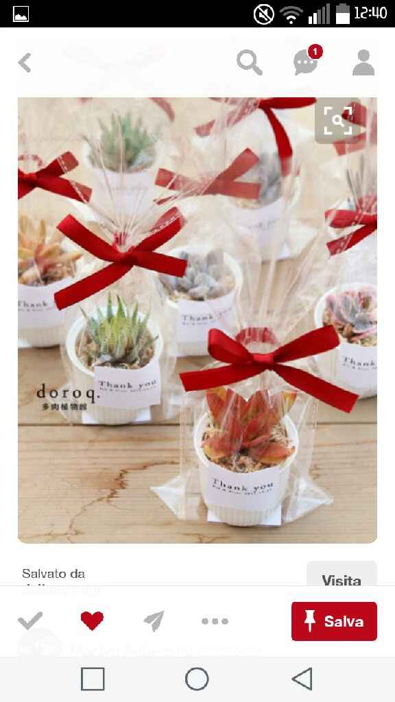 Bomboniere piantine grasse - 1