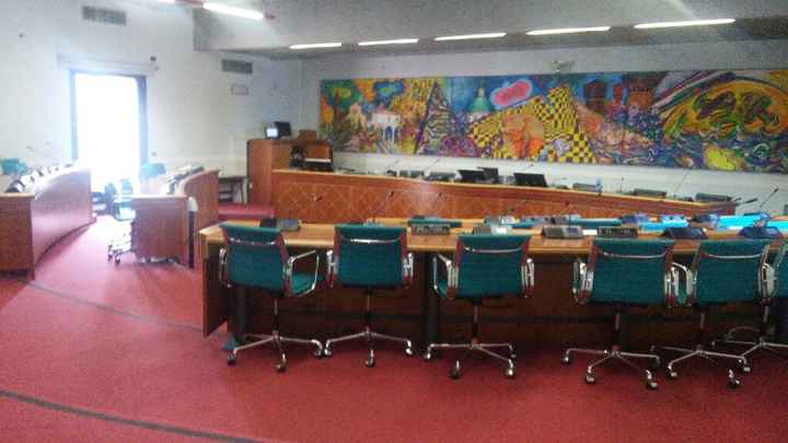 Composizioni fiori sala comunale - 2