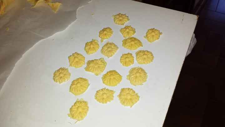 Segnaposto fiori pasta di mais - 1