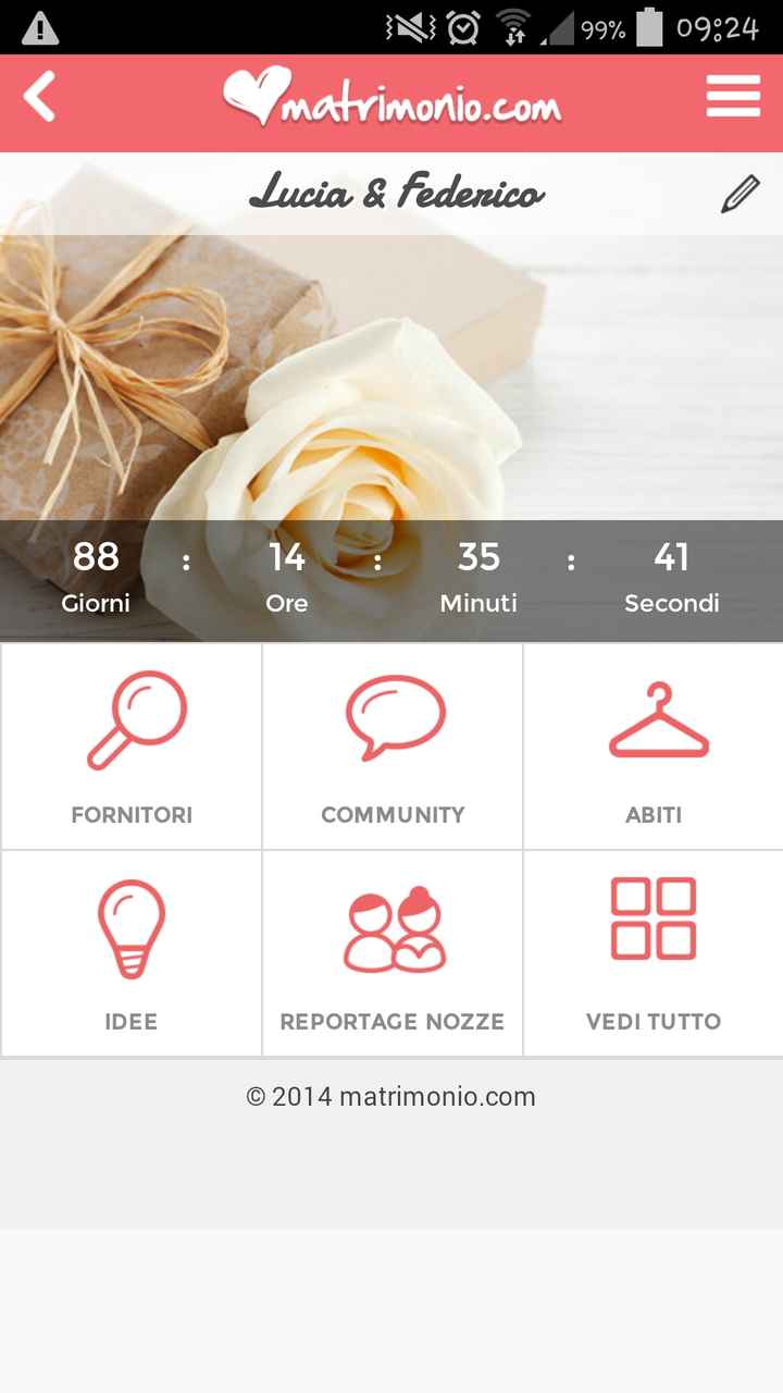 Quanto manca alle vostre nozze? - 1