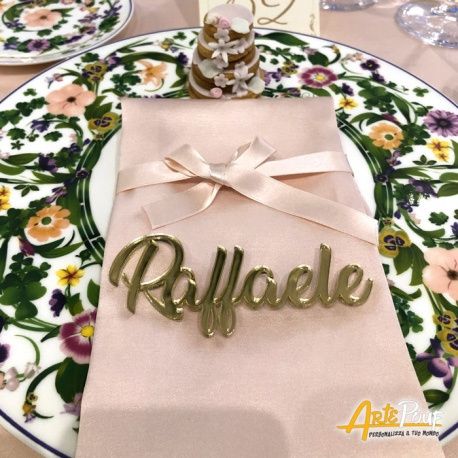 Segnaposto in plexiglass verdesalvia - 1