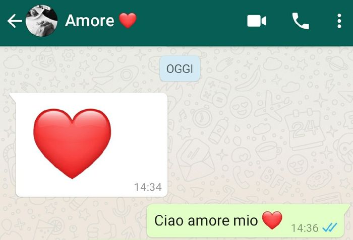 Condividi lo screenshot dell'ultimo messaggio che vi siete inviati 4