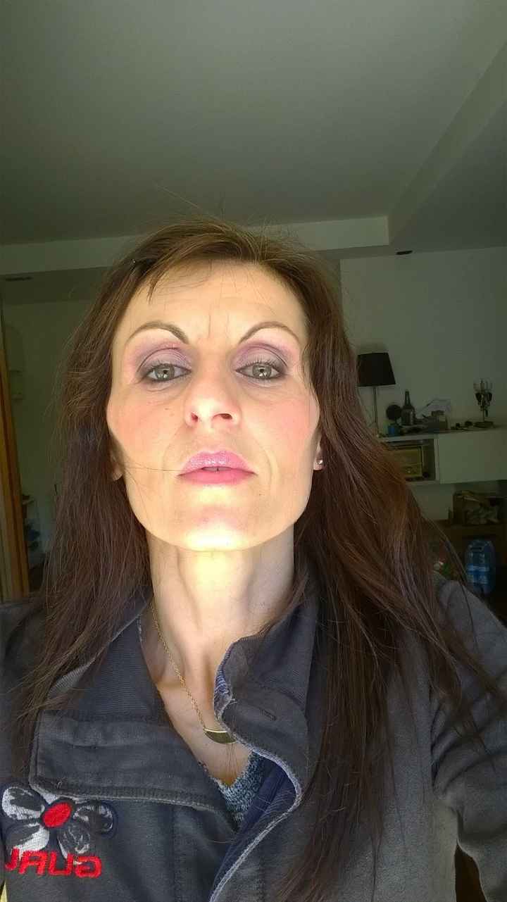 prova trucco  in rosa