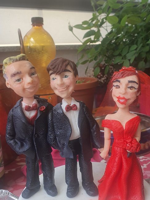 Cake topper a vostra immagine e somiglianza 3