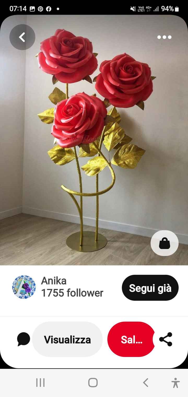 Rose giganti per l'entrata in location? - 1