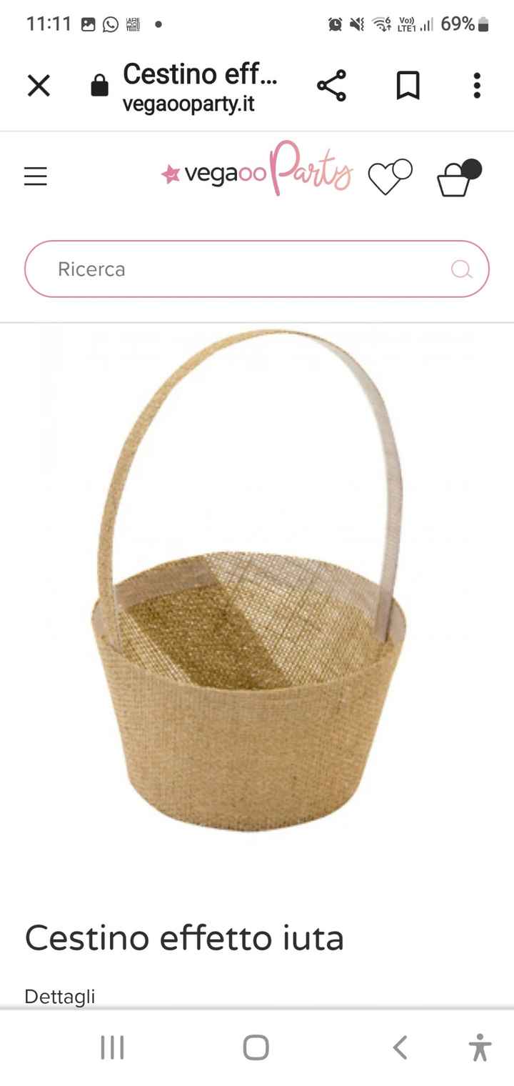 Cestini spargipetali cosa scegliere? - 1