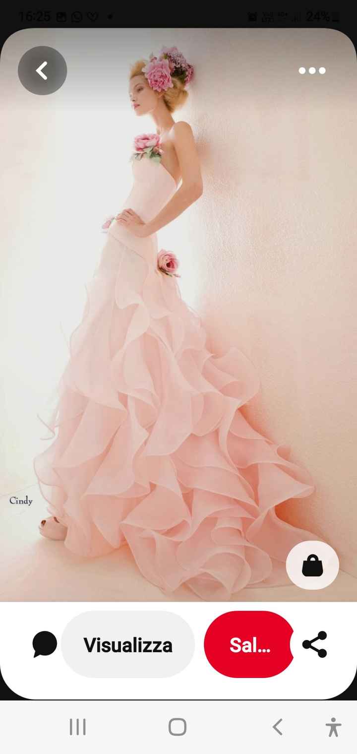 Abito da sposa rosa - 1