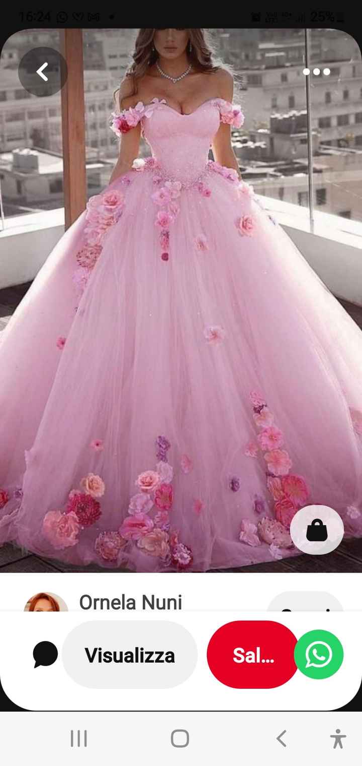 Abito da sposa rosa - 3