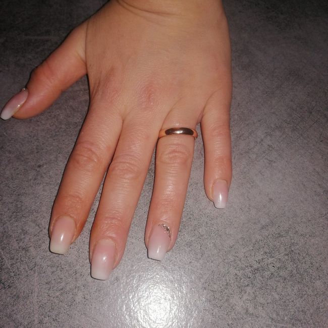 Fedi oro rosa unoaerre 5 gr! - 1