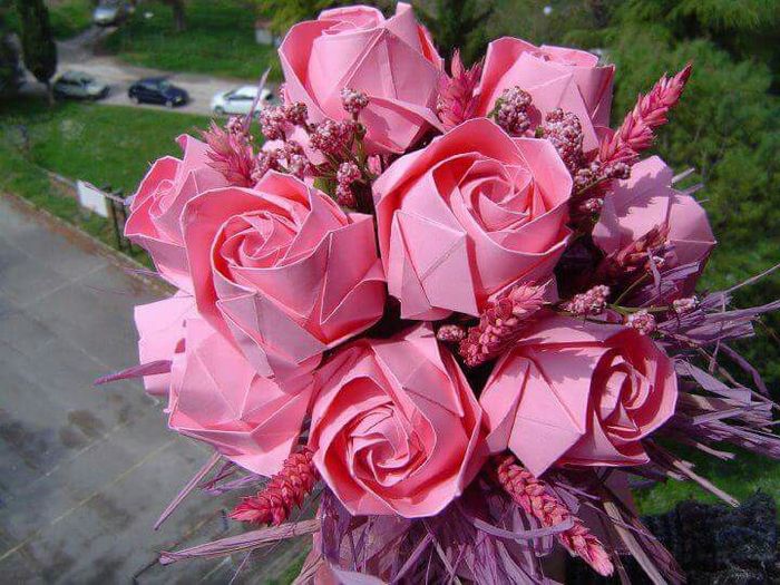  Bouquet: fiori veri o origami??? - 1