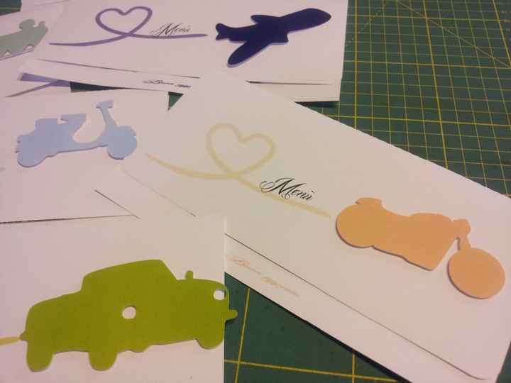 I menu' tema 'mezzi di trasporto/viaggio'