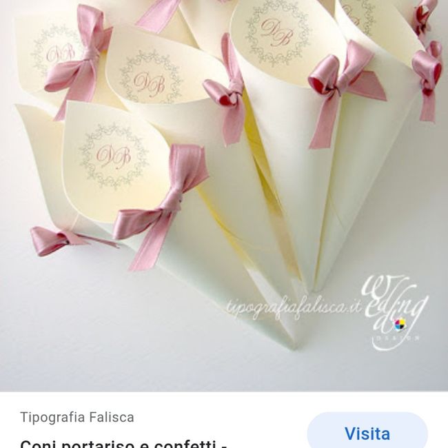 Cosa avete scelto come porta riso fuori dalla chiesa? 1