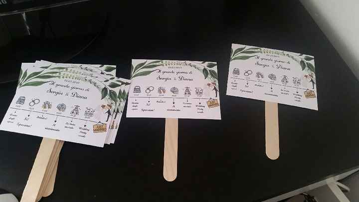 I miei ventagli fai da te  e il timeline del matrimonio 😍 - 1