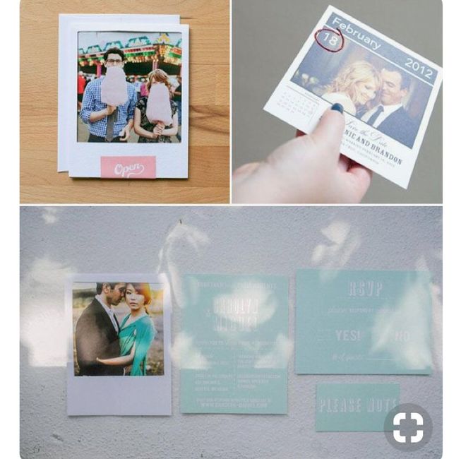 Partecipazioni con polaroid 11