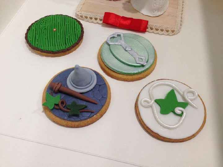 Cake topper e biscotto segnaposto - 2