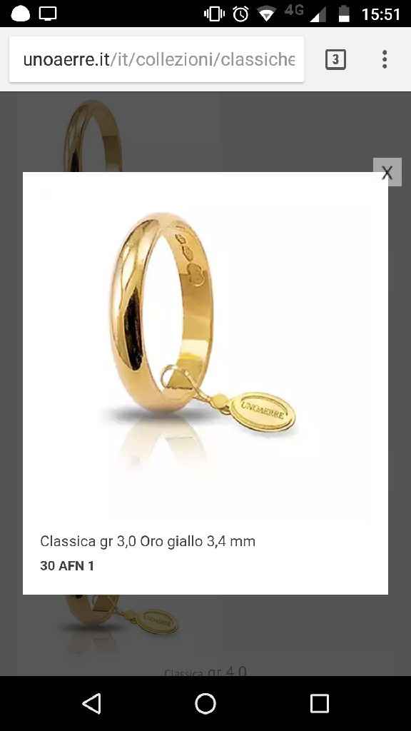  Scelta sbagliata fedi nuziali! Help Unoaerre classica! - 1