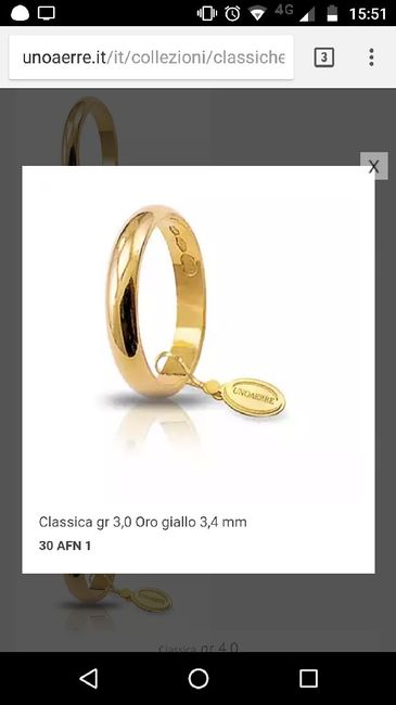  Scelta sbagliata fedi nuziali! Help Unoaerre classica! - 1