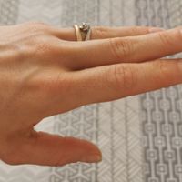 Anello solitario modello valentino (chiusura ad anello) + fede - 2