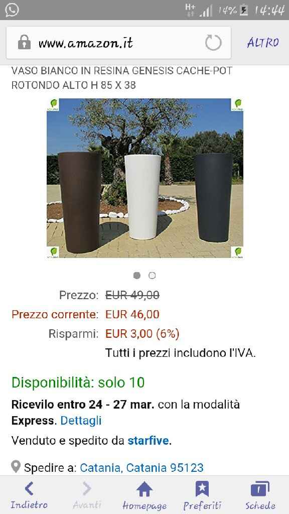 Vaso di resina , far diventare fontana - 2