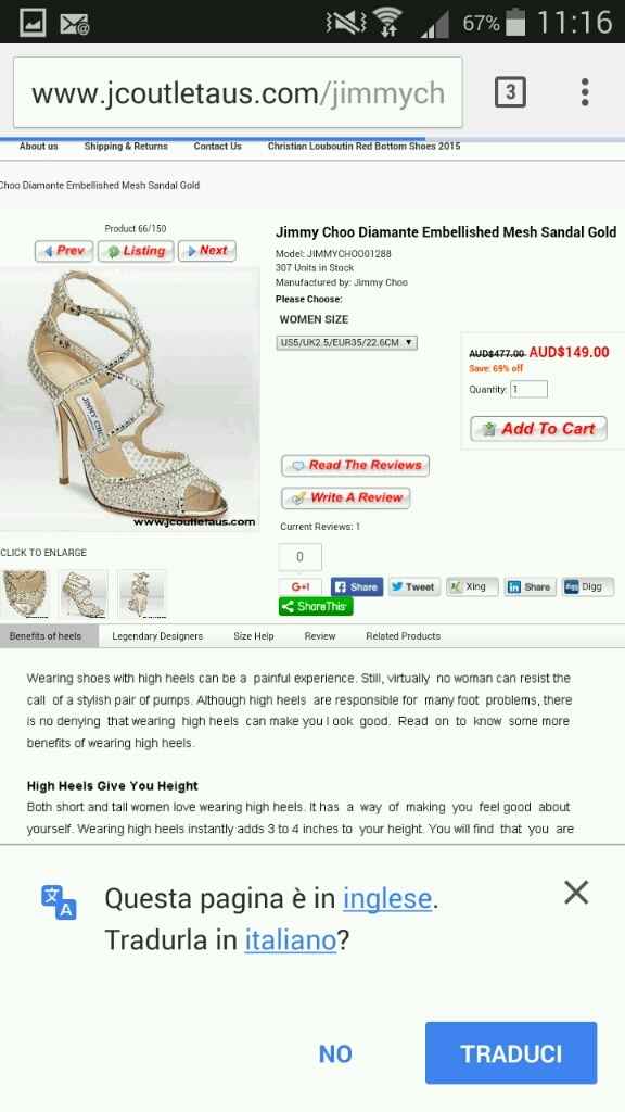 Mi fate vedere le vostre scarpe? - 1