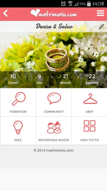 Quanto manca alle vostre nozze? - 1