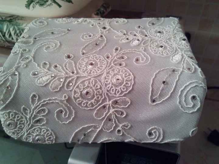 Cuscino porta fedi... ecco il mio, mi fate vedere i vostri - 1