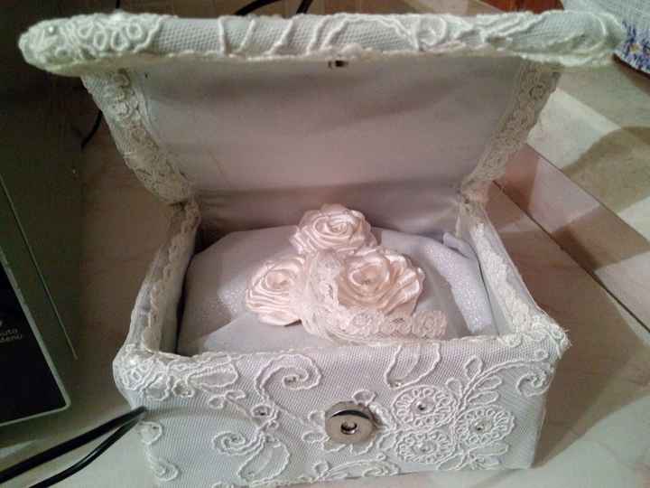 Cuscino porta fedi... ecco il mio, mi fate vedere i vostri - 3