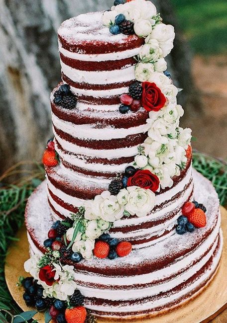 La nostra torta naked cake - Ricevimento di nozze 