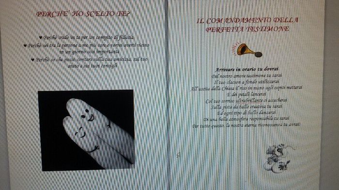 Il mio manuale della perfetta testimone. .. finito!! - 2